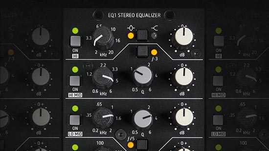 Product teaser EQ1 stereo equalizer